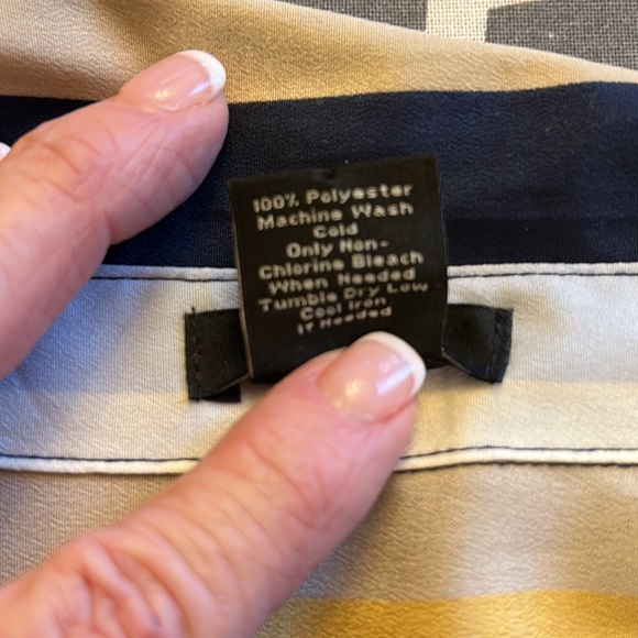 Ann Taylor stripped tunic top szS - Picture 6 of 7